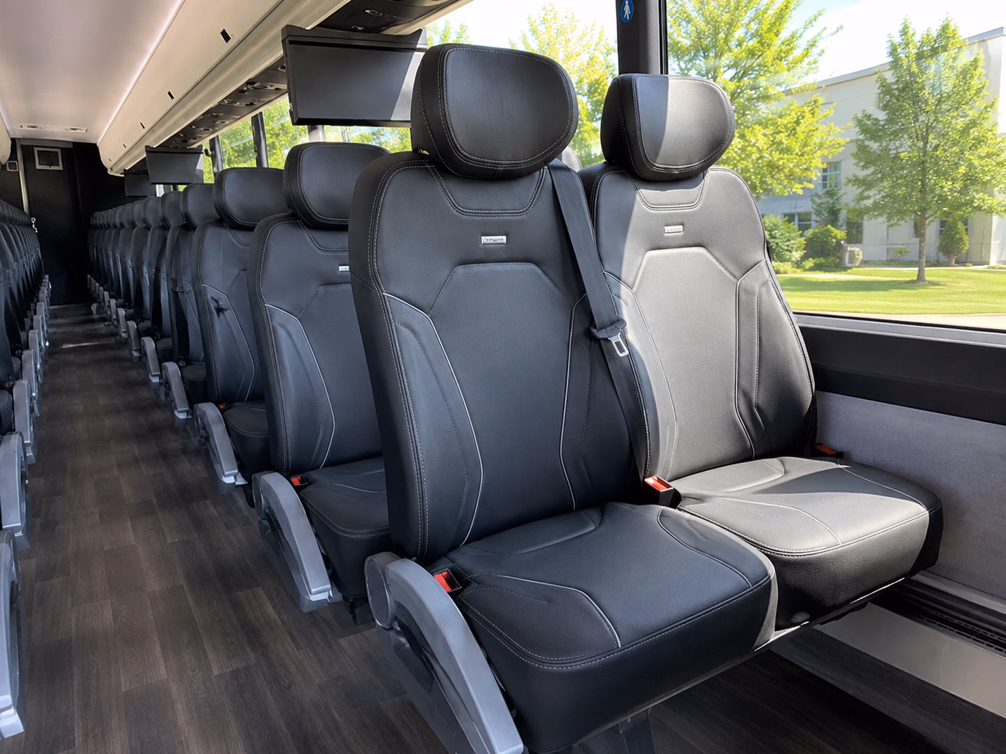 charter buses for grand rapids national guard deployments and training movements