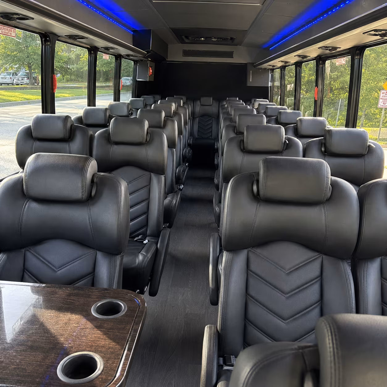 grand rapids private event transportation onboard seating