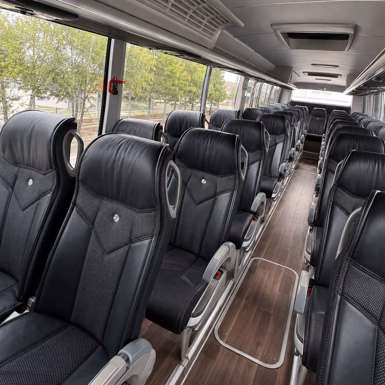 kalamazoo charter bus interior gallery