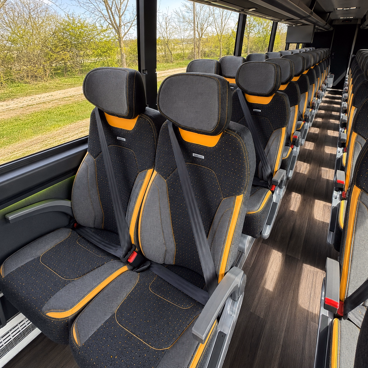 muskegon polished and efficient corporate charter bus rentals